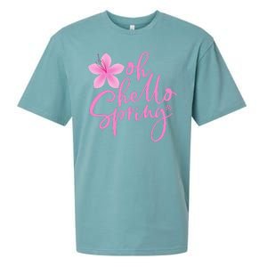 Oh Hello Spring Cute Sueded Cloud Jersey T-Shirt