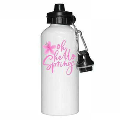 Oh Hello Spring Cute Aluminum Water Bottle 