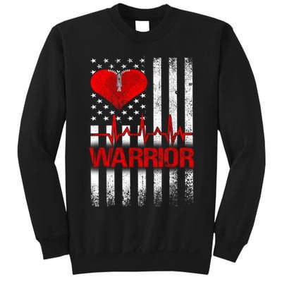Open Heart Surgery Warrior Gift For Heart Patients Survivor Sweatshirt