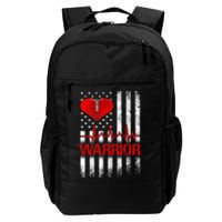 Open Heart Surgery Warrior Gift For Heart Patients Survivor Daily Commute Backpack