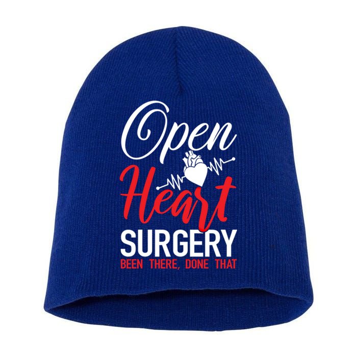 Open Heart Surgery Gift Heart Disease Awareness Gift Short Acrylic Beanie