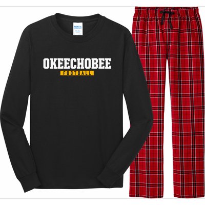 Okeechobee High School Football Hs Long Sleeve Pajama Set