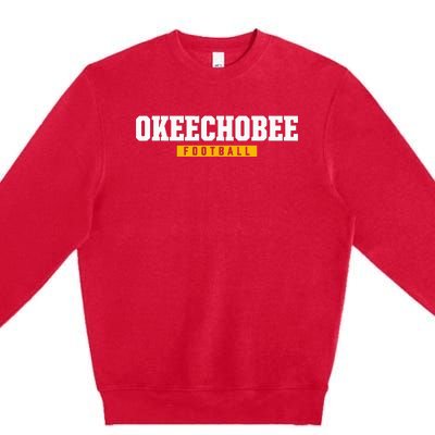 Okeechobee High School Football Hs Premium Crewneck Sweatshirt