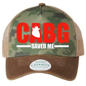 Open Heart Surgery Cabg Saved Me Cool Gift Legacy Tie Dye Trucker Hat