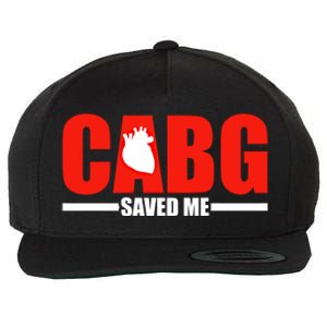 Open Heart Surgery Cabg Saved Me Cool Gift Wool Snapback Cap