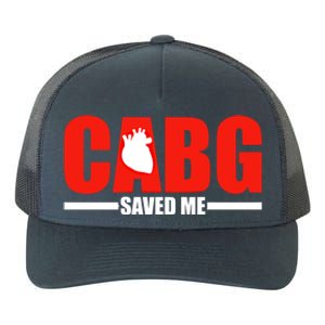 Open Heart Surgery Cabg Saved Me Cool Gift Yupoong Adult 5-Panel Trucker Hat