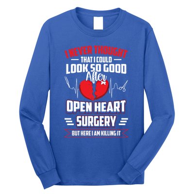 Open Heart Surgery Heart Bypass Cool Gift Long Sleeve Shirt