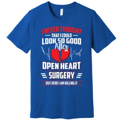 Open Heart Surgery Heart Bypass Cool Gift Premium T-Shirt