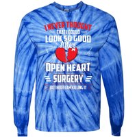 Open Heart Surgery Heart Bypass Cool Gift Tie-Dye Long Sleeve Shirt