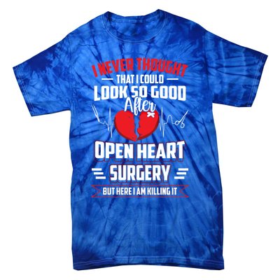 Open Heart Surgery Heart Bypass Cool Gift Tie-Dye T-Shirt