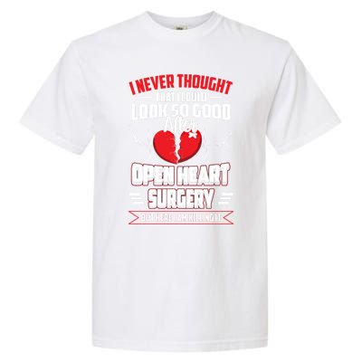 Open Heart Surgery Heart Bypass Cool Gift Garment-Dyed Heavyweight T-Shirt