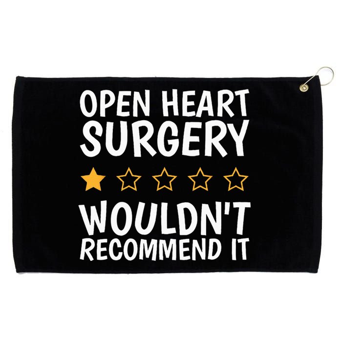 Open Heart Surgery WouldnT Recommend It Heart Bypass Grommeted Golf Towel