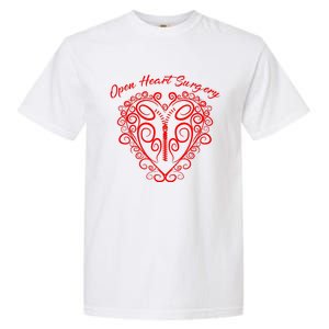 Open Heart Surgery Meaningful Gift Cute Heart Patients Meaningful Gift Garment-Dyed Heavyweight T-Shirt