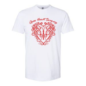 Open Heart Surgery Meaningful Gift Cute Heart Patients Meaningful Gift Softstyle CVC T-Shirt