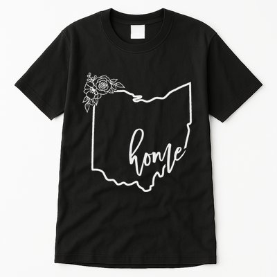 Ohio Home State I Love Ohio O.H.I.O State Map Tall T-Shirt