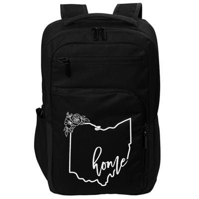 Ohio Home State I Love Ohio O.H.I.O State Map Impact Tech Backpack