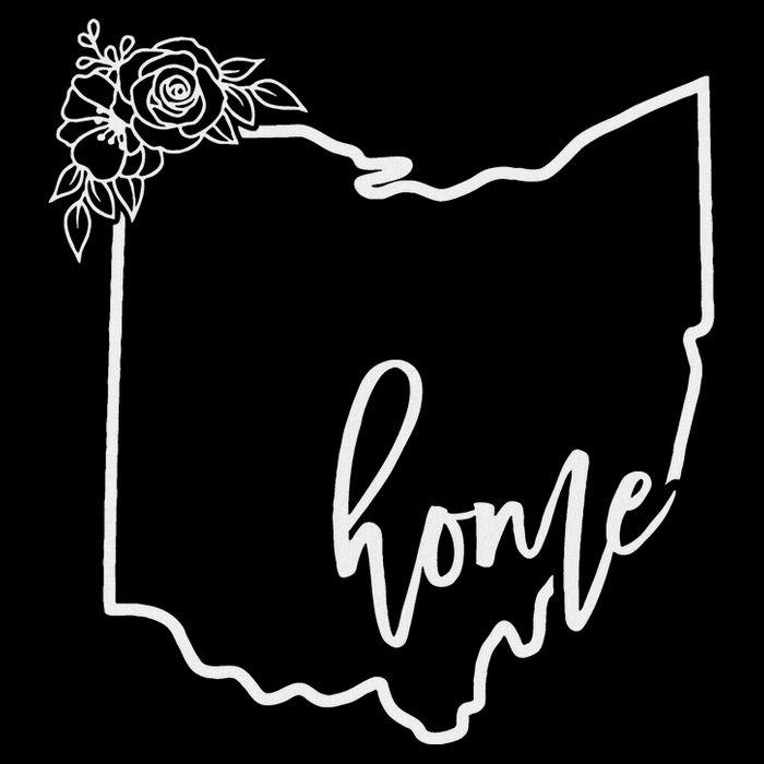 Ohio Home State I Love Ohio O.H.I.O State Map Zip Tote Bag