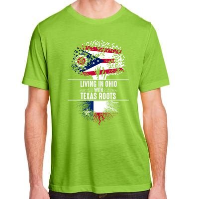 Ohio Home Texas Roots State Tree Flag Proud Love Gift Cool Gift Adult ChromaSoft Performance T-Shirt