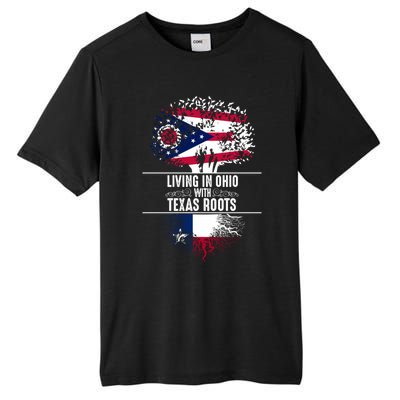 Ohio Home Texas Roots State Tree Flag Proud Love Gift Cool Gift Tall Fusion ChromaSoft Performance T-Shirt