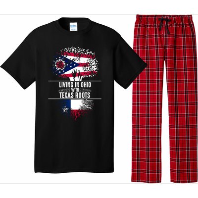 Ohio Home Texas Roots State Tree Flag Proud Love Gift Cool Gift Pajama Set