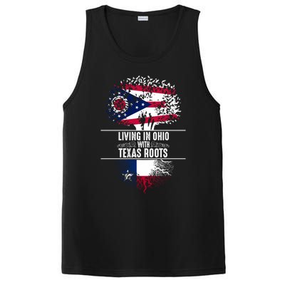 Ohio Home Texas Roots State Tree Flag Proud Love Gift Cool Gift PosiCharge Competitor Tank