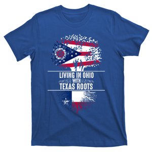 Ohio Home Texas Roots State Tree Flag Proud Love Gift Cool Gift T-Shirt