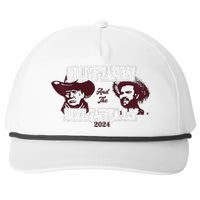 Outlaw Hillbilly Trump Vance 2024 Vintage Gift Snapback Five-Panel Rope Hat