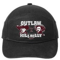 Outlaw Hillbilly Trump Vance 2024 Vintage Gift 7-Panel Snapback Hat