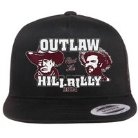 Outlaw Hillbilly Trump Vance 2024 Vintage Gift Flat Bill Trucker Hat