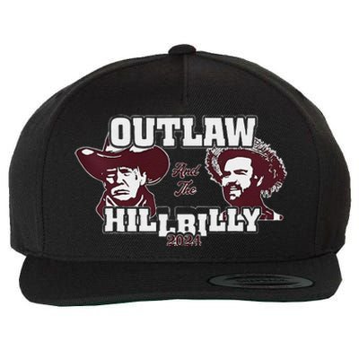 Outlaw Hillbilly Trump Vance 2024 Vintage Gift Wool Snapback Cap