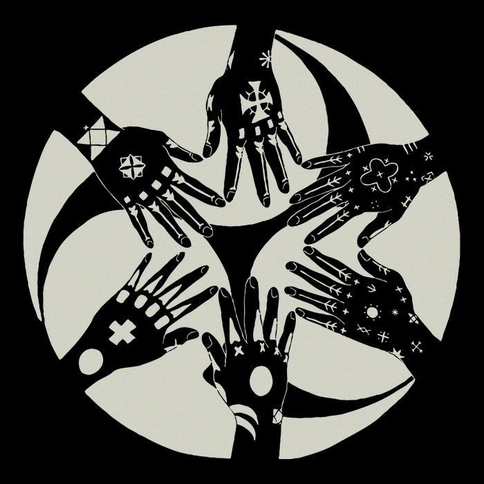 Okinawan Hajichi Traditional Uchina Tattoo Button