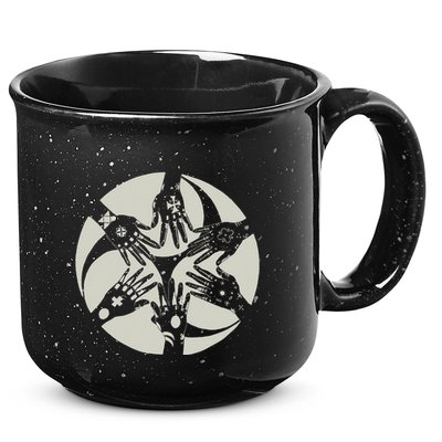 Okinawan Hajichi Traditional Uchina Tattoo 15oz Campfire Ceramic Mug