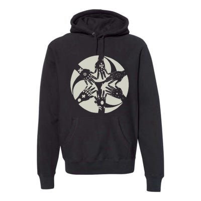 Okinawan Hajichi Traditional Uchina Tattoo Premium Hoodie