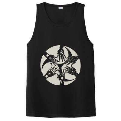 Okinawan Hajichi Traditional Uchina Tattoo PosiCharge Competitor Tank