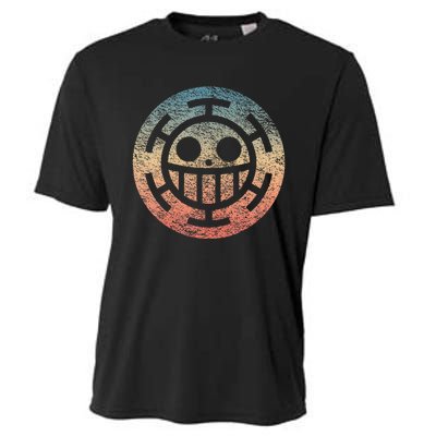 One Heart Trafalgar Sunset Pirate Jolly Roger Cooling Performance Crew T-Shirt