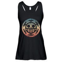 One Heart Trafalgar Sunset Pirate Jolly Roger Ladies Essential Flowy Tank