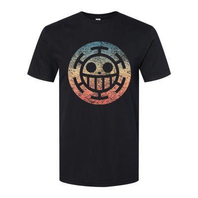 One Heart Trafalgar Sunset Pirate Jolly Roger Softstyle CVC T-Shirt