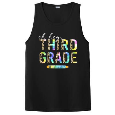 Oh Hey Third Grade Back to School Students 3rd Grade Teacher PosiCharge Competitor Tank