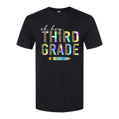 Oh Hey Third Grade Back to School Students 3rd Grade Teacher Softstyle® CVC T-Shirt