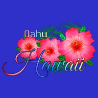 Oahu Hawaii Tropical Flowers Family Vacation Gift Womens Tank Top