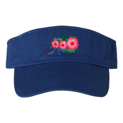 Oahu Hawaii Tropical Flowers Family Vacation Gift Visor