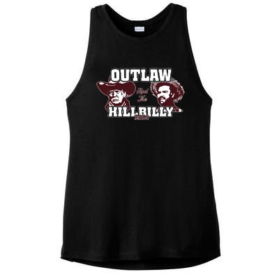 Outlaw Hillbilly Trump Vance 2024 Vintage Ladies PosiCharge Tri-Blend Wicking Tank