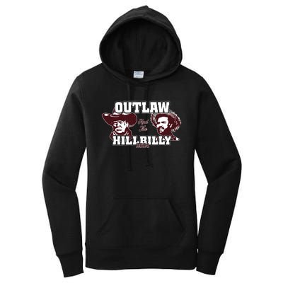 Outlaw Hillbilly Trump Vance 2024 Vintage Women's Pullover Hoodie