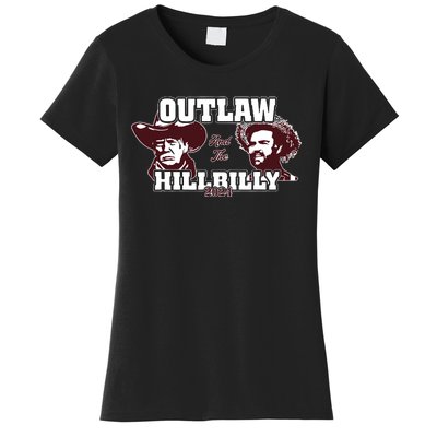 Outlaw Hillbilly Trump Vance 2024 Vintage Women's T-Shirt