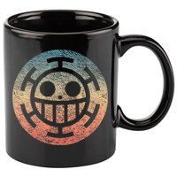 One Heart Trafalgar Sunset Pirate Jolly Roger 11oz C Handle Ceramic Mug