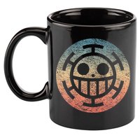 One Heart Trafalgar Sunset Pirate Jolly Roger 11oz C Handle Ceramic Mug