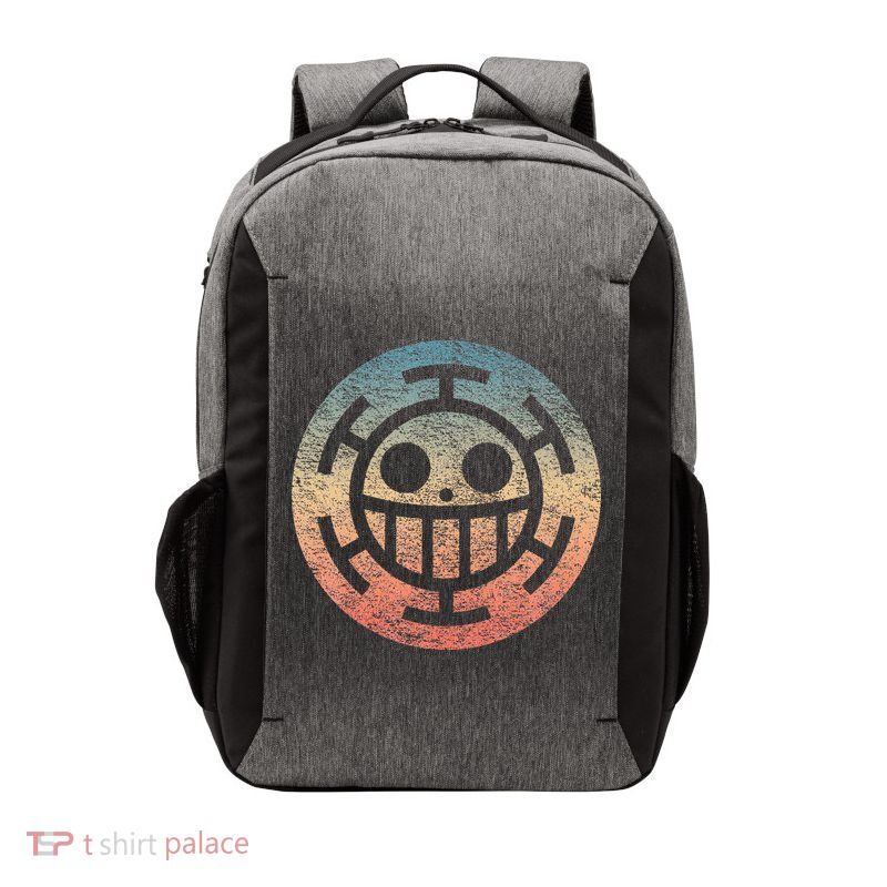 One Heart Trafalgar Sunset Pirate Jolly Roger Vector Backpack