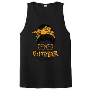 October Halloween Thanksgiving Fall Birthday October PosiCharge Competitor Tank