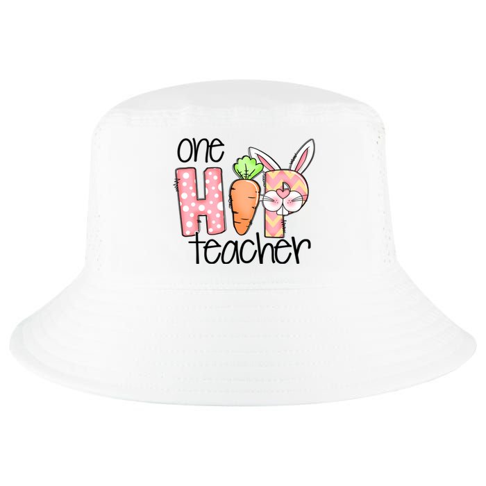 One Hip Teacher Happy Easter Bunny Easter Day Gift Cool Comfort Performance Bucket Hat