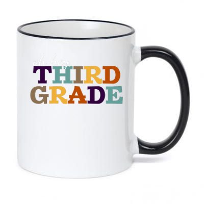 Oh Hey Third Grade 11oz Black Color Changing Mug